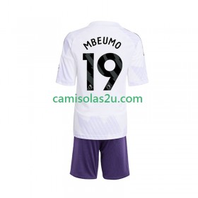 Camisolas de futebol Manchester United Bryan Mbeumo 19 Criança Equipamento Alternativa 2025/26 Manga Curta